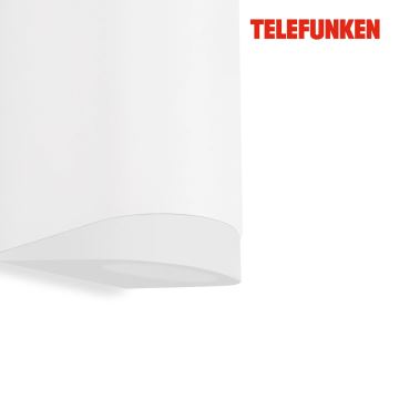 Telefunken 314906TF - LED vägglampa för utomhusbruk 2xGU10/5W/230V IP44 vit
