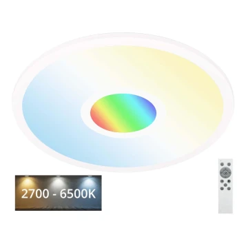 Telefunken 319306TF - LED RGBW Ljusreglerad belysning LED/22W/230V 2700-6500K + fjärrkontroll
