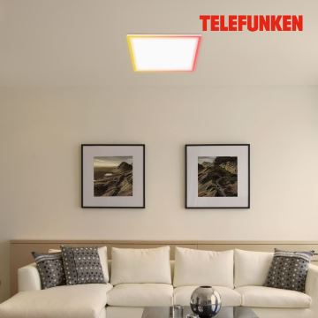 Telefunken 321206TF - LED RGBW Dimbar taklampa LED/18W/230V 3000-6500K + fjärrkontroll