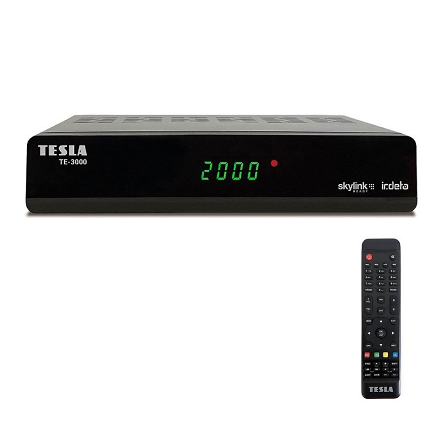 TESLA Electronics - satellitmottagare 2xAAA + fjärrkontroll