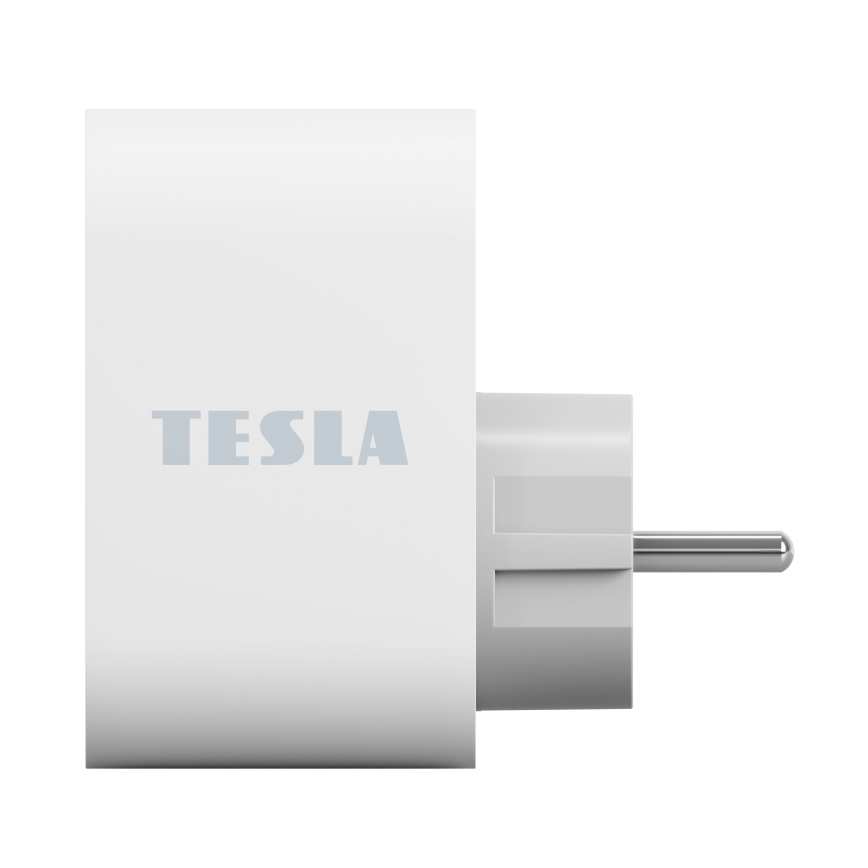 TESLA Smart - Smart kontakt 3680W/230V/16A Type F/E 2xUSB-A + 1xUSB-C Wi-Fi