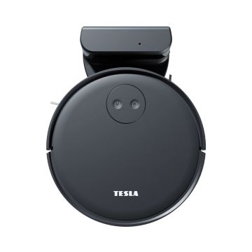 TESLA Smart - Smart robotdammsugare 2i1 2000 mAh Wi-Fi svart + fjärrkontroll