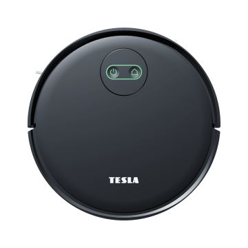 TESLA Smart - Smart robotdammsugare 2i1 2000 mAh Wi-Fi svart + fjärrkontroll