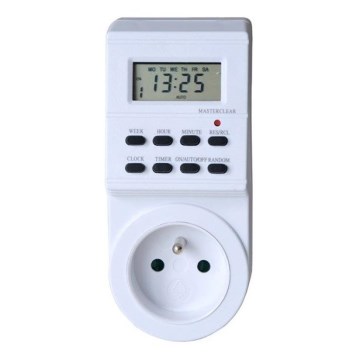 Timer switch digital veckovis 16A/230V