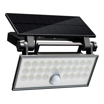 Top Light - LED Solar wall strålkastare med sensor HELEON PRO LED/8W/3,7V IP65 4000K