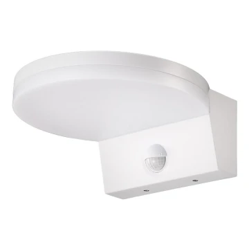 Top Light - LED Utomhus vägglampa med sensor NOVARA LED/15W/230V IP65 vit