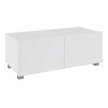 TV bord PAVO 37x100 cm glänsande vit