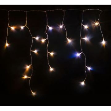 Twinkly - LED Ljusreglerad utomhus Julgardin ICICLE 190xLED 11,5m IP44 Wi-Fi