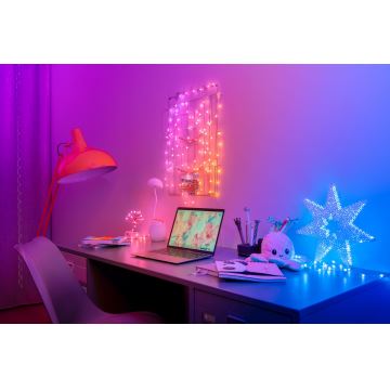 Twinkly - LED RGB Ljusreglerad Julkedja CANDIES 100xLED 8 m USB Wi-Fi