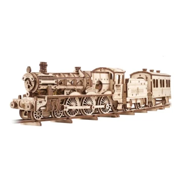 Ugears - 3D Mekaniskt pussel i trä Harry Potter Hogwarts express