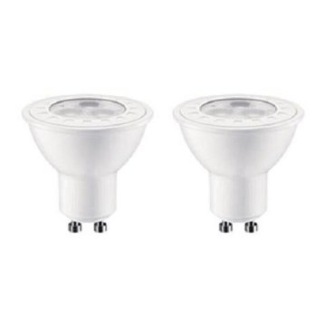 UPPSÄTTNING 2x LED glödlampa  PAR16 GU10/4,7W/230V 2700K - Attralux