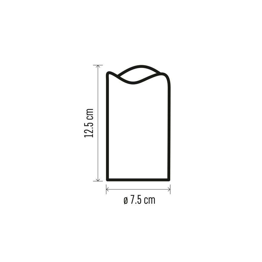 UPPSÄTTNING 2x LED juldekoration  2xLED/2x2AA + fjärrkontroll 