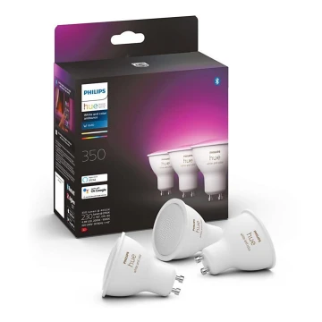 UPPSÄTTNING 3x LED ljusreglerad glödlampa  Philips Hue White And Color Ambiance GU10/5W/230V 2000-6500K