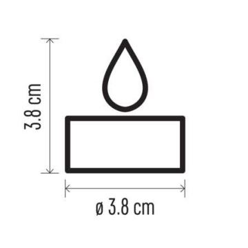 UPPSÄTTNING 6x LED juldekoration  6xLED/6xCR2032 blank krom 