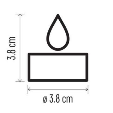 UPPSÄTTNING 6x LED juldekoration  6xLED/6xCR2032 gyllene 