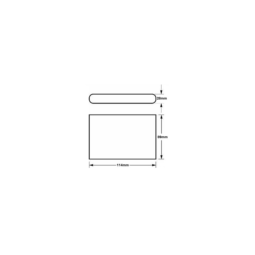 Utomhus LED Väggbelysning FLOW 2xLED/3W/230V IP54 svart