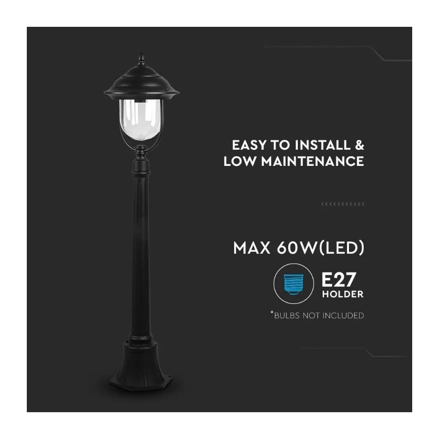 Utomhuslampa 1xE27/60W/230V 111cm  IP44