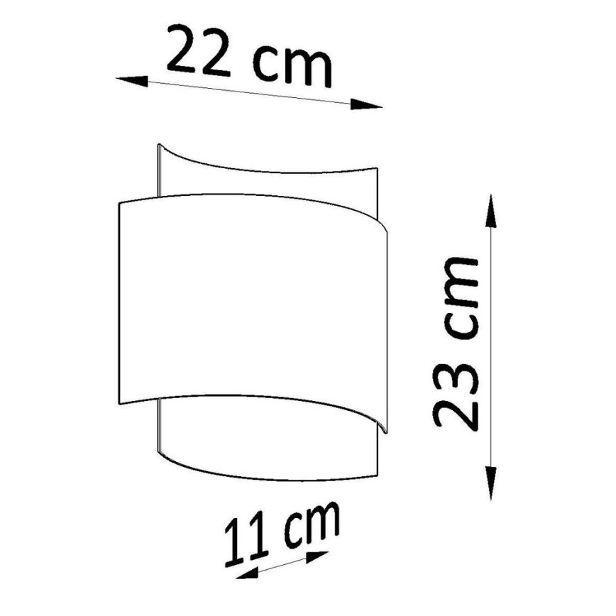 Väggbelysning IMPACT 1xG9/40W/230V svart