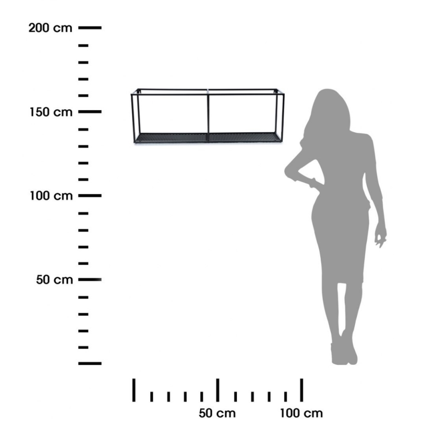 Vägghylla LOFT 30x90 cm