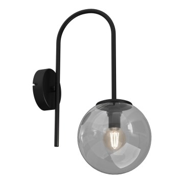 Vägglampa CAMBRIDGE 1xE14/60W/230V svart