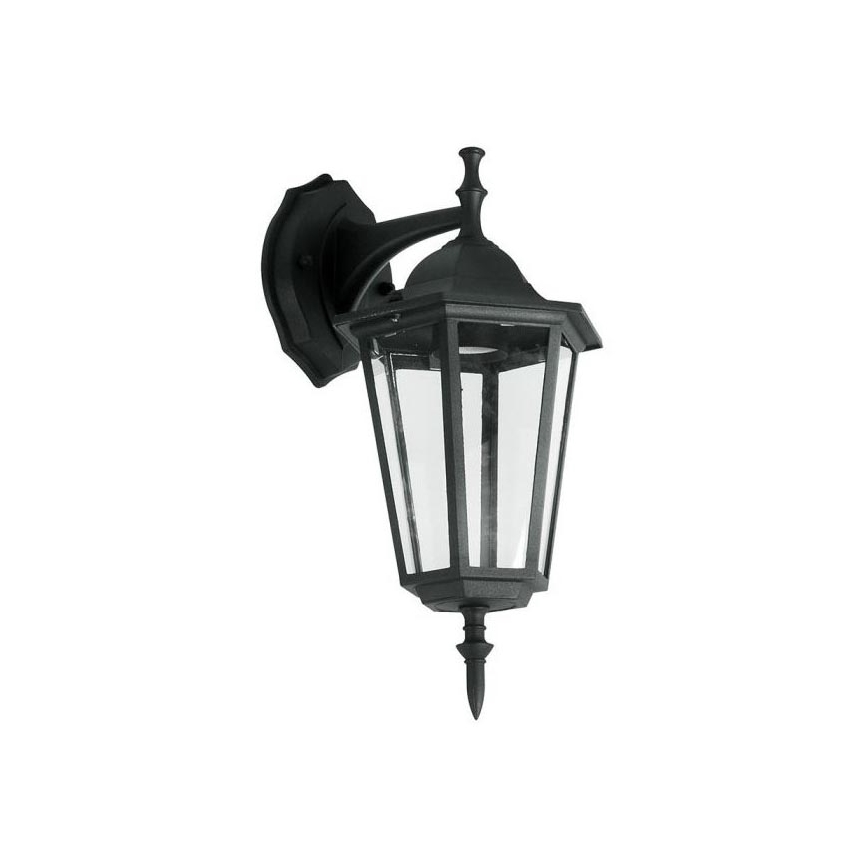 Vägglampa för utomhusbruk 1xE27/40W/230V IP44 svart