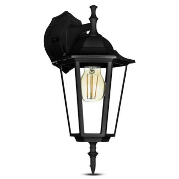 Vägglampa för utomhusbruk 1xE27/40W/230V IP44 svart