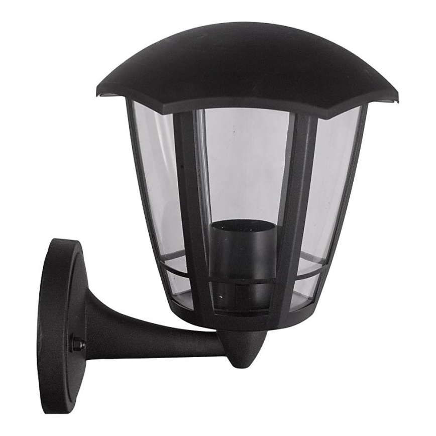 Vägglampa för utomhusbruk 1xE27/42W/230V IP44 svart