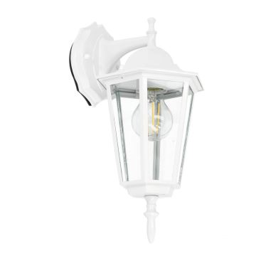 Vägglampa för utomhusbruk 1xE27/60W/230V IP44 vit