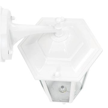 Vägglampa för utomhusbruk 1xE27/60W/230V IP44 vit