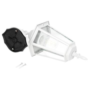 Vägglampa för utomhusbruk 1xE27/60W/230V IP44 vit