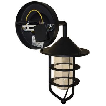 Vägglampa för utomhusbruk TAMA 1xE27/60W/230V IP44 svart