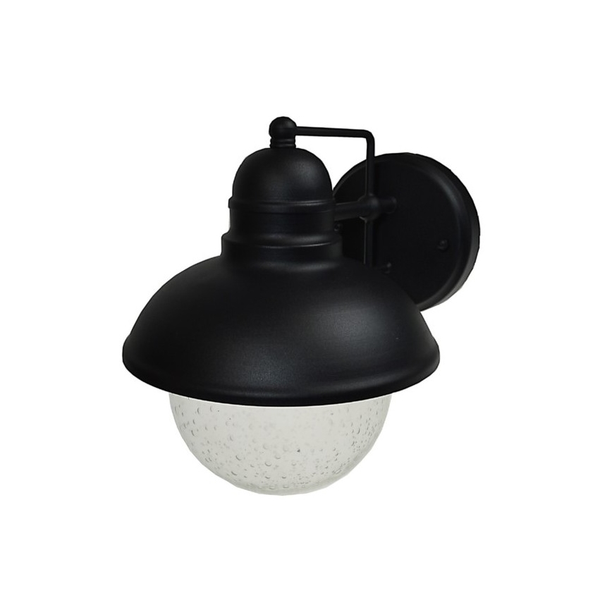 Vägglampa för utomhusbruk WILDA 1xE27/60W/230V IP44 svart