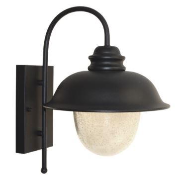 Vägglampa för utomhusbruk ZUNA 1xE27/60W/230V IP44 svart