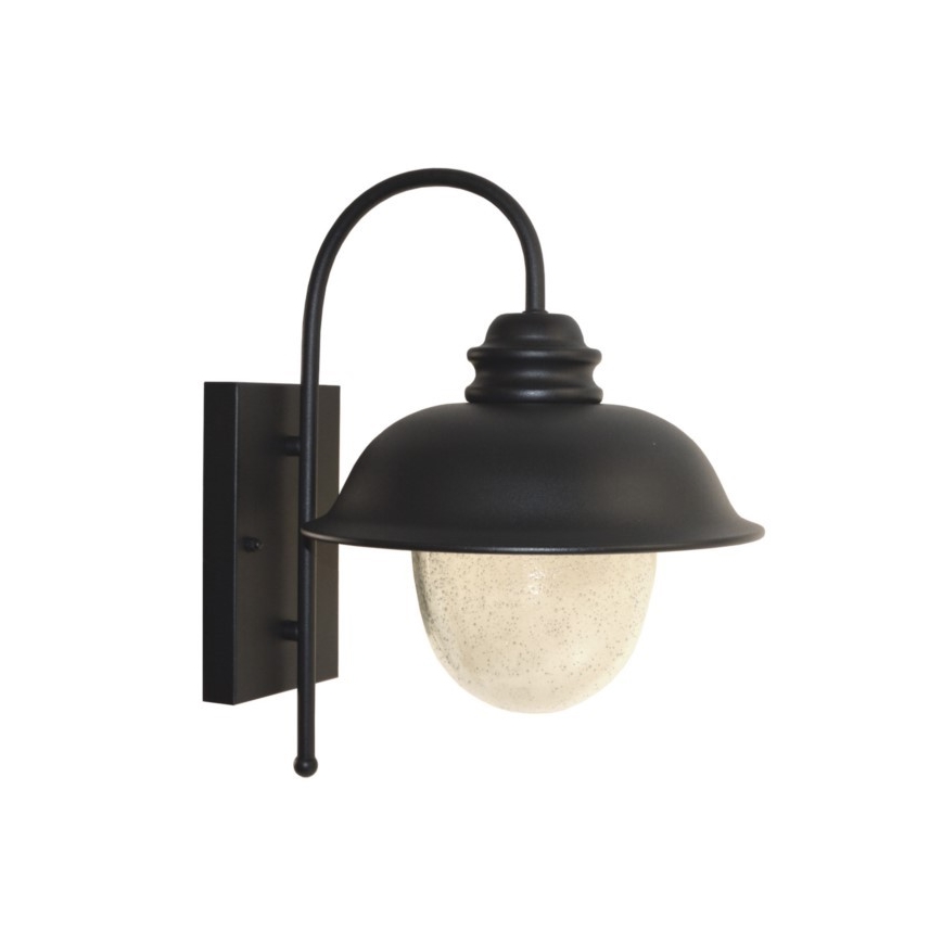 Vägglampa för utomhusbruk ZUNA 1xE27/60W/230V IP44 svart