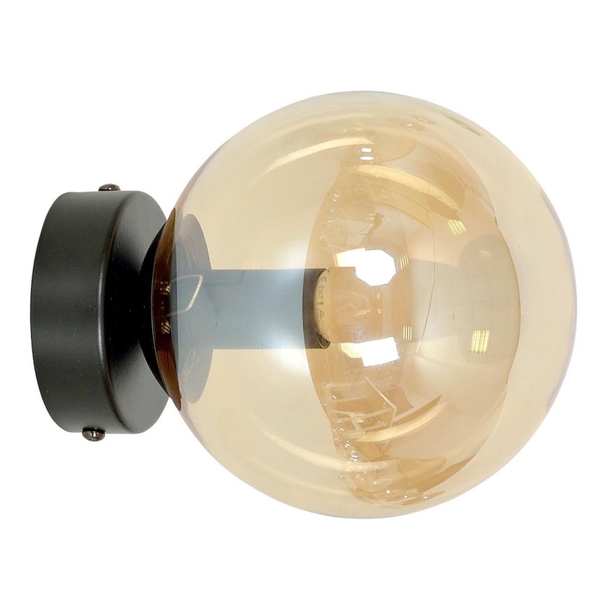 Vägglampa ROSSI 1xE14/10W/230V svart/beige