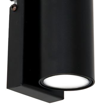 Vägglampa WALL 1xGU10/8W/230V svart