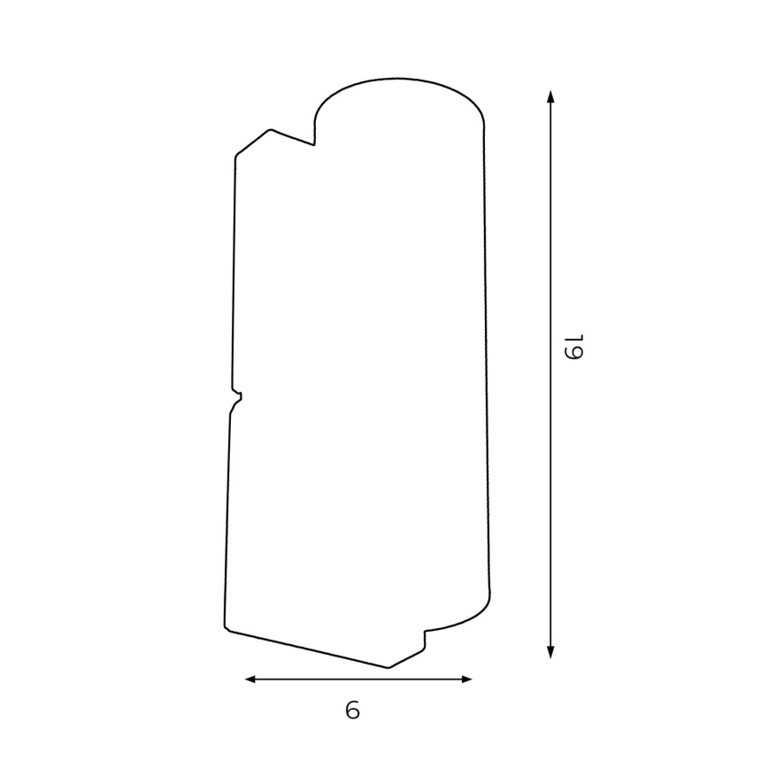 Vägglampa WALL 1xGU10/8W/230V svart