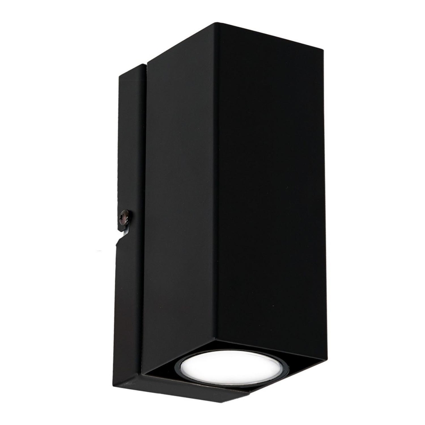 Vägglampa WALL 1xGU10/8W/230V svart