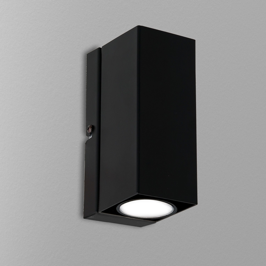 Vägglampa WALL 1xGU10/8W/230V svart