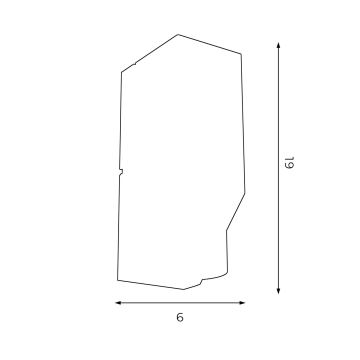 Vägglampa WALL 1xGU10/8W/230V svart/koppar