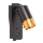 Väggstrålkastare med USB-laddare 1xGU10/35W/230V svart/gyllene