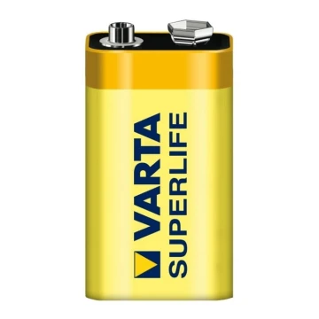 Varta 2022 - 1st Bilbon Zinkbatterier SUPERLIFE 9V
