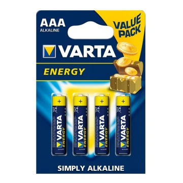 Varta 4103 - 4st Alkaliska batterier ENERGY AAA 1,5V