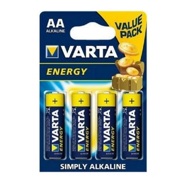 Varta 4106 - 4st Alkaliska batterier  ENERGY AA 1,5V