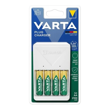 Varta 57657101451 - Batteriladdare 4xAA/AAA 2100mAh 230V