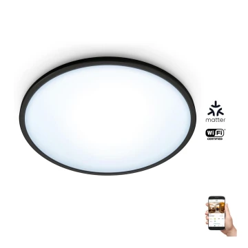 WiZ - LED Dimbar taklampa SUPERSLIM LED/16W/230V 2700-6500K Wi-Fi