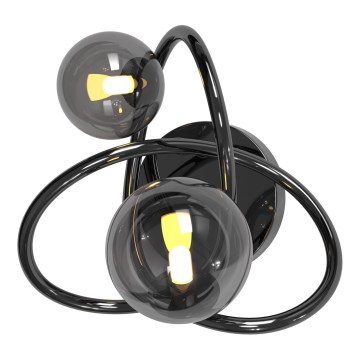 Wofi 4014-205 - LED väggbelysning NANCY 2xG9/3,5W/230V svart krom