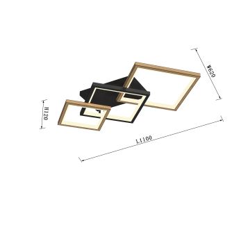 Wofi 9022-306M - LED Dimbar taklampa MATERA LED/37W/230V