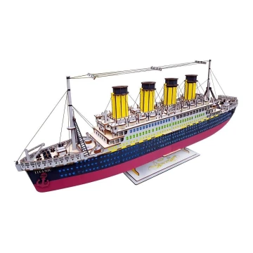 Woodcraft - Trä 3D puzzle Titanic
