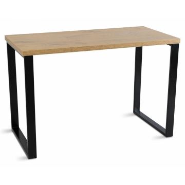 Work table BLAT 120x60 cm svart/brun